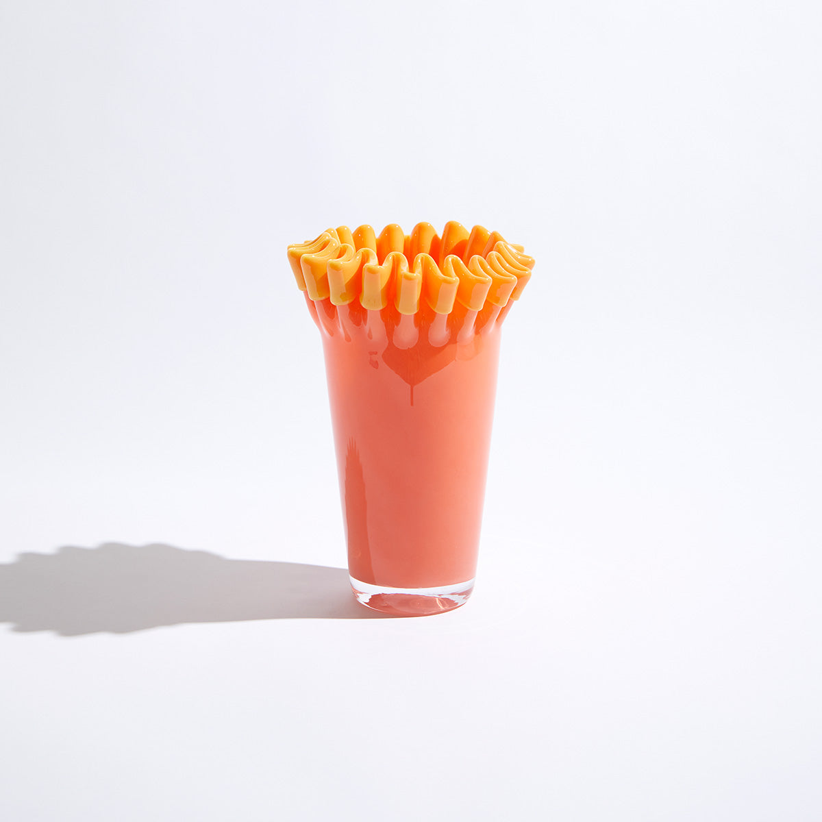 Kiki Pump Vase — Orange