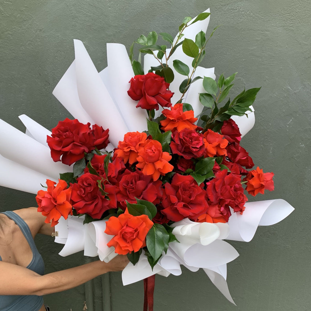 2 Dozen Wrapped Bouquet