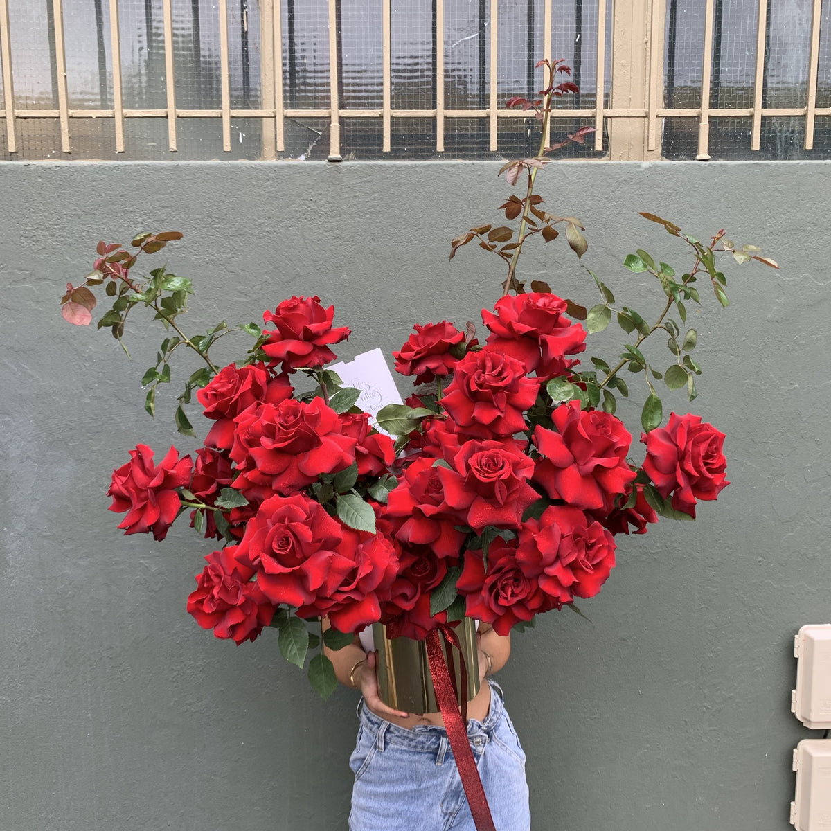 4 Dozen in Vase