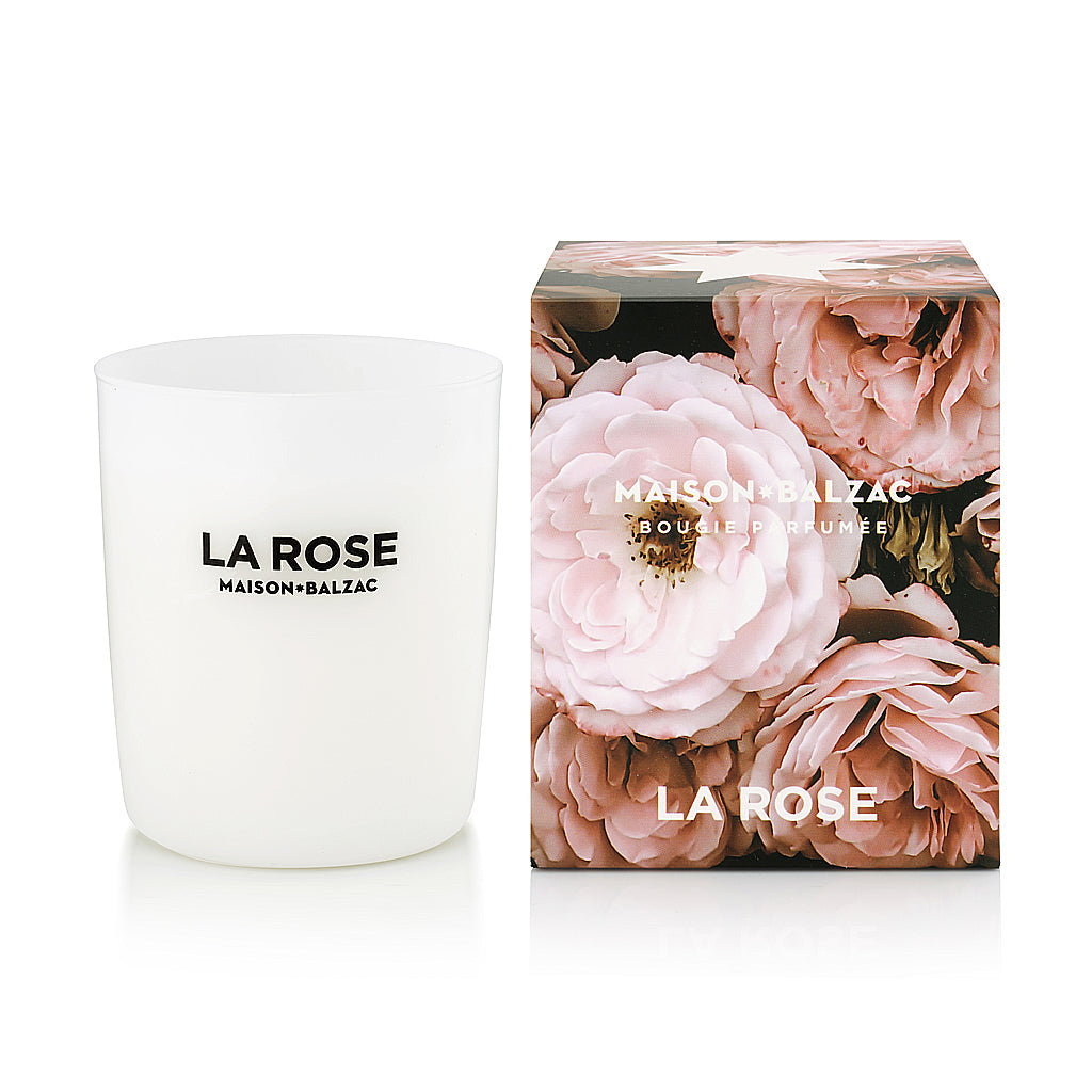 Maison Balzac Candle La Rose - Tea Rose, Violet, Geranium